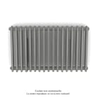 Acova - Vuelta EL horizontal, sans régul., Grey Aluminium, 1500W, H 600 mm / L 1018 mm