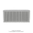 Acova - Vuelta EL horizontal, sans régul., Light Grey, 2000W, H 600 mm / L 1294 mm