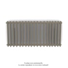 Acova - Vuelta EL horizontal, sans régul., Concrete Grey, 2000W, H 600 mm / L 1294 mm