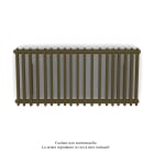 Acova - Vuelta EL horizontal, sans régul., Bronze, 2000W, H 600 mm / L 1294 mm