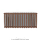 Acova - Vuelta EL horizontal, sans régul., Terracotta, 2000W, H 600 mm / L 1294 mm