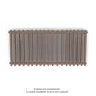 Acova - Vuelta EL horizontal, sans régul., Terracotta Faded, 2000W, H 600 mm / L 1294 mm