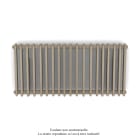 Acova - Vuelta EL horizontal, sans régul., Beige Quartz, 2000W, H 600 mm / L 1294 mm