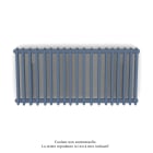 Acova - Vuelta EL horizontal, sans régul., Pigeon Blue, 2000W, H 600 mm / L 1294 mm