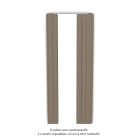 Acova - Fassane Premium EL miroir cde RF Beige Grey 0267, 1000W, H1817mm / L740mm