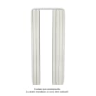 Acova - Fassane Premium EL miroir cde RF White Quartz 0521, 1000W, H1817mm / L740mm