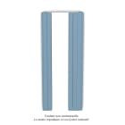 Acova - Fassane Premium EL miroir cde RF Pastel Blue 5224, 1000W, H1817mm / L740mm