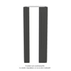 Acova - Fassane Premium EL miroir cde RF Umbra Grey 7222, 1000W, H1817mm / L740mm