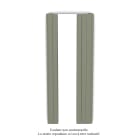 Acova - Fassane Premium EL miroir cde RF Cement Grey 7233, 1000W, H1817mm / L740mm