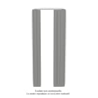 Acova - Fassane Premium EL miroir cde RF Telegrey 2 7246, 1000W, H1817mm / L740mm