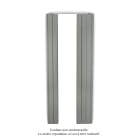 Acova - Fassane Premium EL miroir cde RF Grey Aluminium 9007, 1000W, H1817mm / L740mm