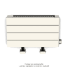 Acova - Fassane Premium EL plinthe, sans régul, Edelweiss mat 0067,500W, H296mm / L525mm