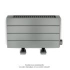 Acova - Fassane Premium EL plinthe, sans régul, Titane 0335, 500W, H296mm / L525mm