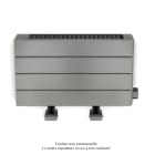 Acova - Fassane Premium EL plinthe, sans régul, Grey Aluminium 9007,500W, H296mm/L525mm