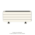 Acova - Fassane Premium EL plinthe, sans régul, Edelweiss mat 0067, 750W, H296mm/L825mm