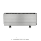 Acova - Fassane Premium EL plinthe, sans régul, White Aluminium 9006,750W, H296mm/L825mm