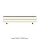 Acova - Fassane Premium EL plinthe, sans régul, Edelweiss mat, 1500W, H296mm/L1525mm