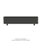 Acova - Fassane Premium EL plinthe, sans régul, Umbra Grey mat ,1500W, H296mm/L1525mm