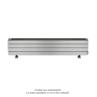 Acova - Fassane Premium EL plinthe, sans régul, White Aluminium ,1500W, H296mm/L1525mm