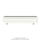 Acova - Fassane Premium EL plinthe, sans régul, Pure White 9010, 1500W, H296mm / L1525mm
