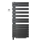 Acova - Régate Twist +Air EL gauche, Blanc RAL 9016, 500W, H 874mm / L 550mm