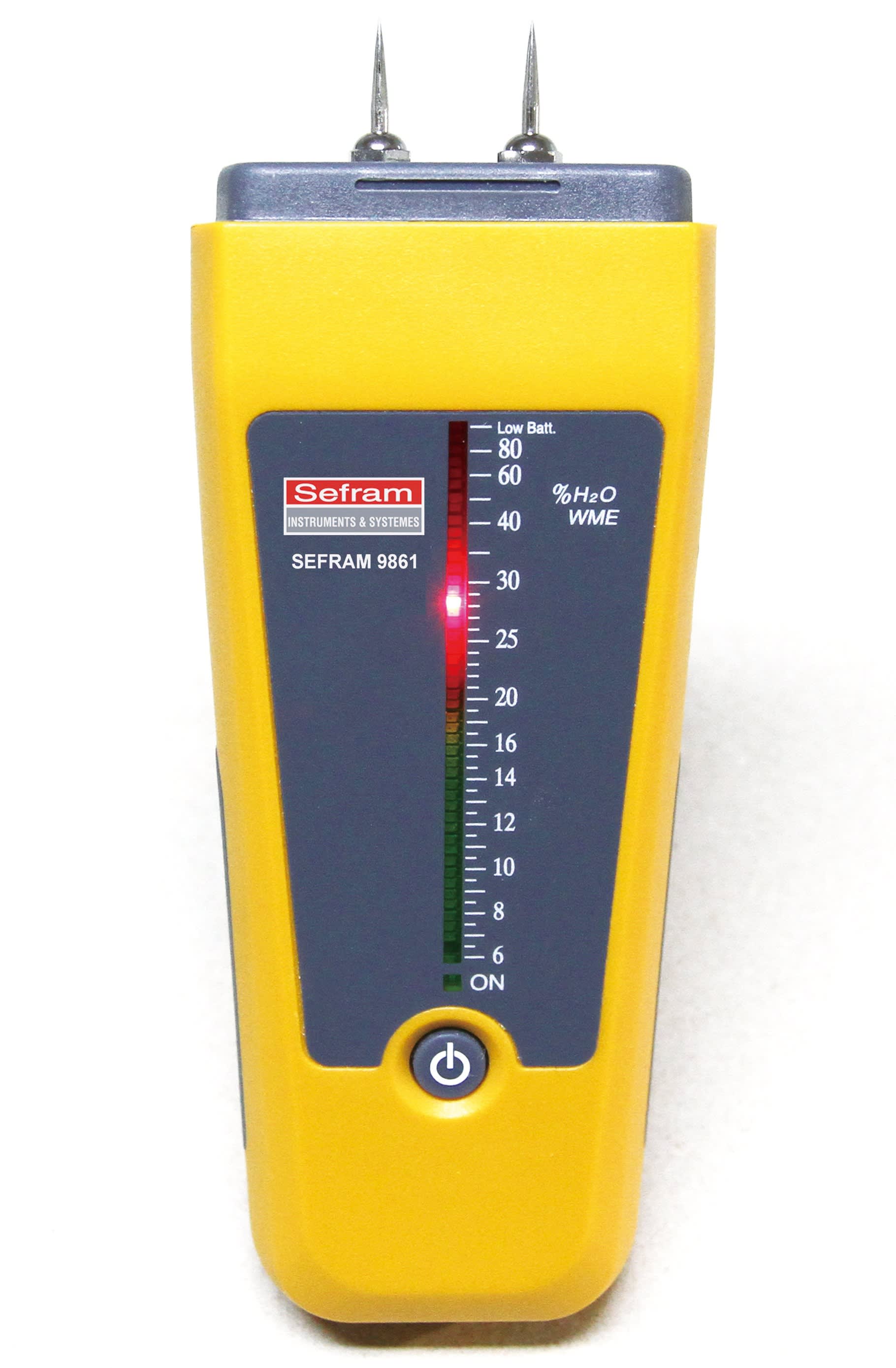 Sefram - Humidimètre pour matériaux avec pointes, avec sonde déportée complémentaire