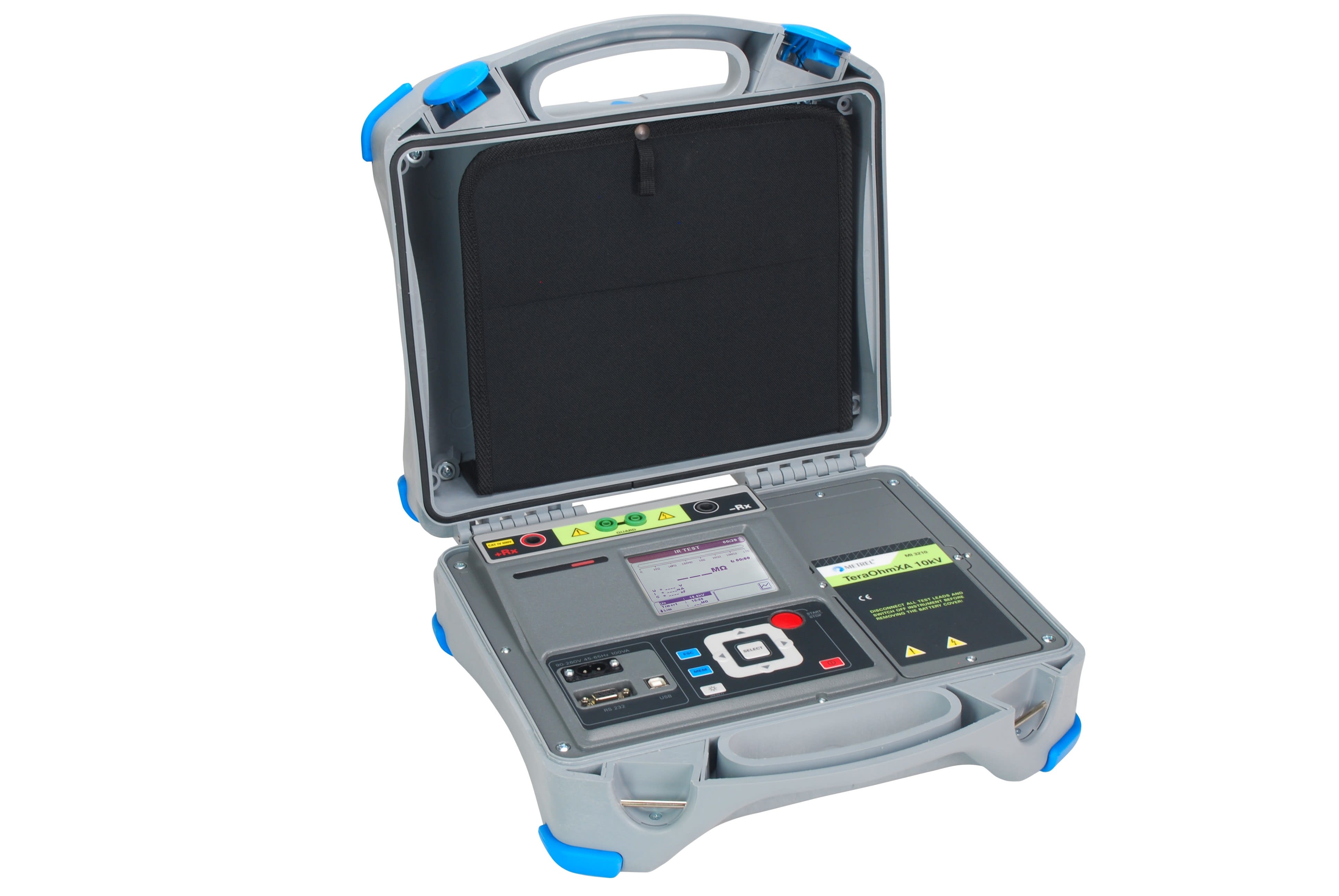 Sefram - Contrôleur d'isolement : tension de test jusqu'à 10kV et mesure jusqu'à 10Tohms