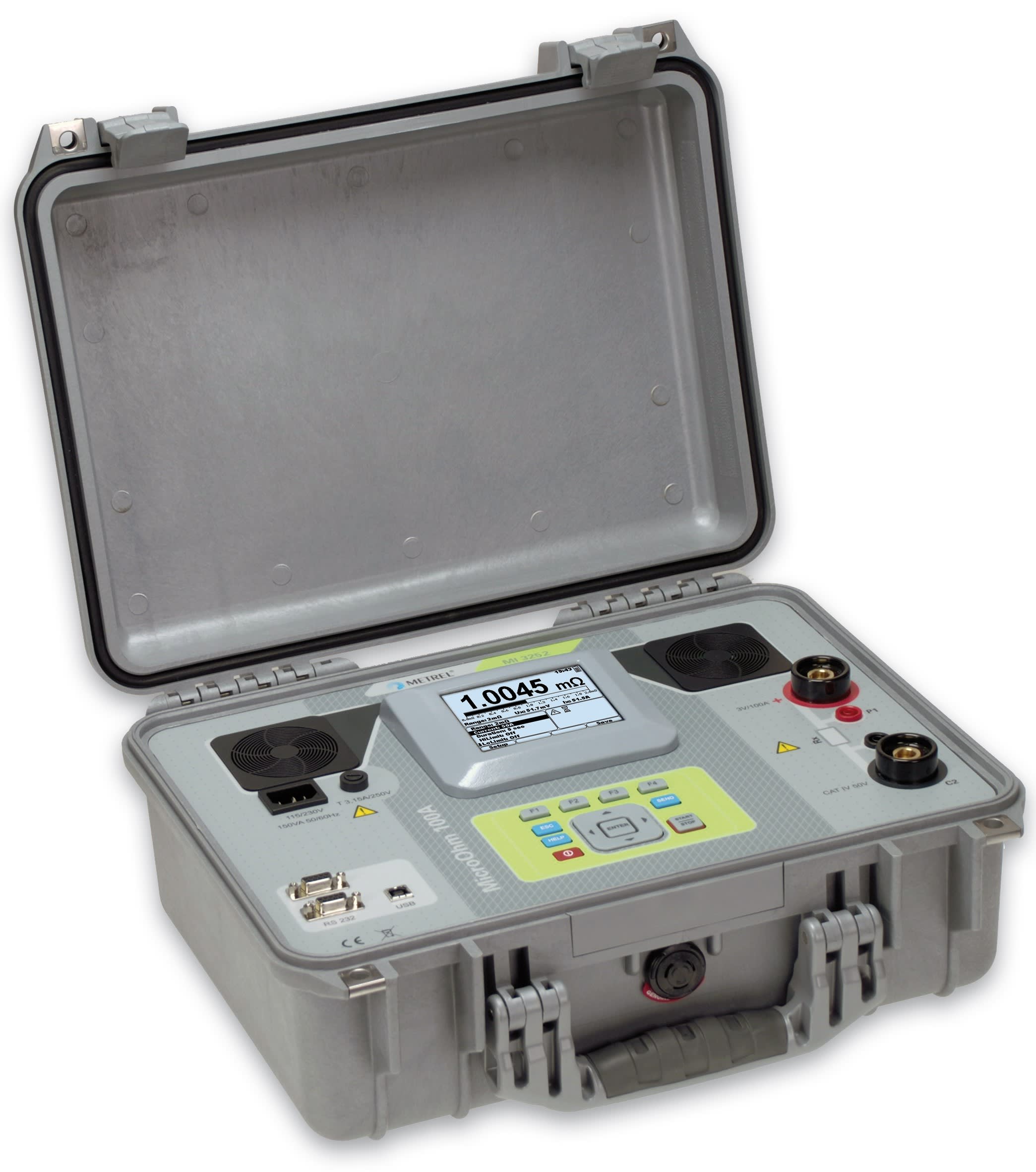 Sefram - Micro-Ohmmètre portable avec courant de test de 100A