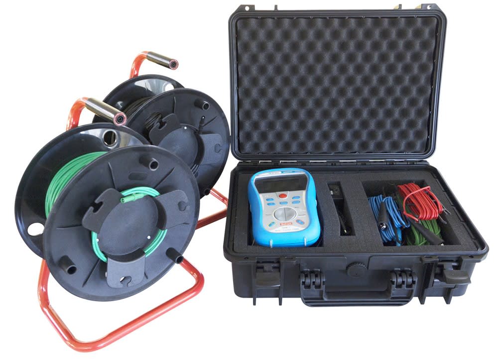 Sefram - Ensemble de test complet pour la mesure de terre avec piquets