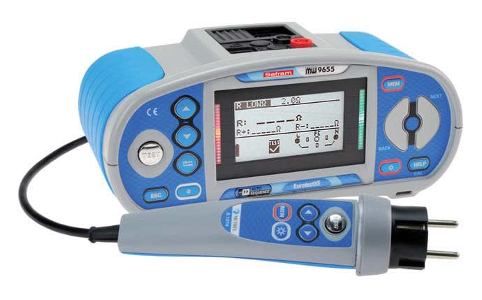 Sefram - Contrôleur électrique multifonctions. Testeur d'installation électrique.