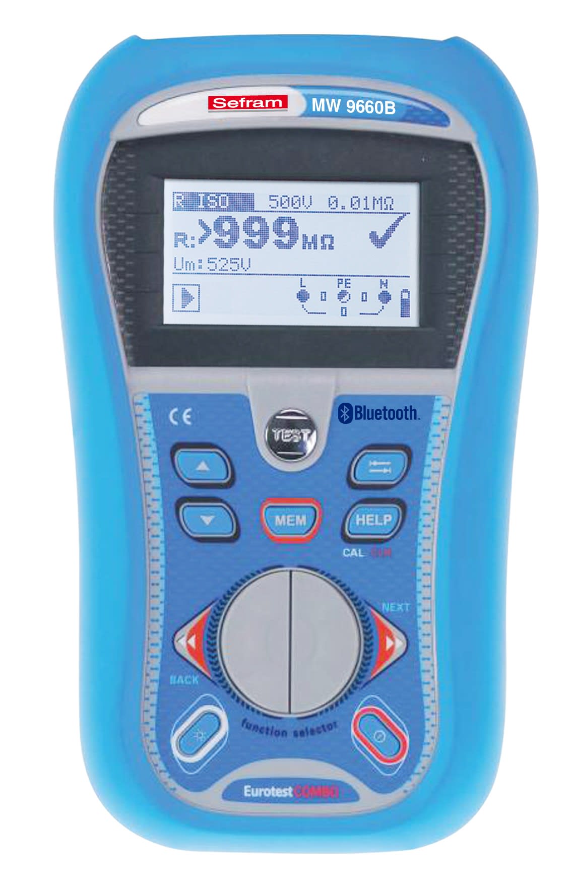 Sefram - Contrôleur électrique multifonctions.Testeur d'installation électrique.Bluetooth
