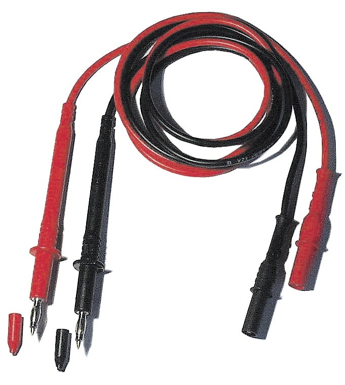 Sefram - Jeu de cordons Pointe de touche (4mm)/ Ban. dte (4 mm)-1000V-CATII