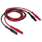 Sefram - Jeu de cordons Ban. droite (4 mm)/ Ban. droite (4 mm)-1000V-CATIV