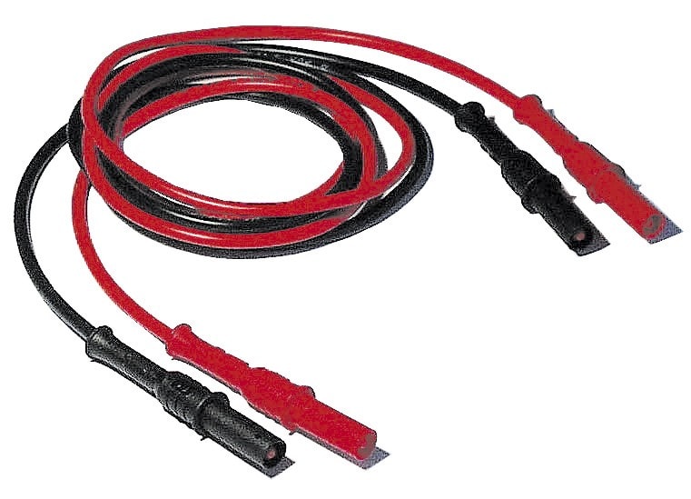 Sefram - Jeu de cordons Ban. droite (4 mm)/ Ban. droite (4 mm)-1000V-CATIV