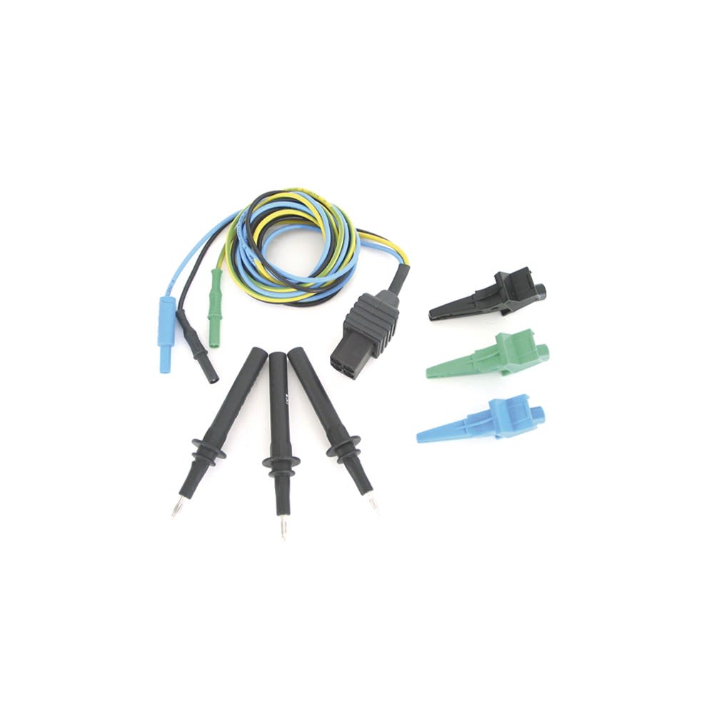 Sefram - Câble de test Ban. (x3)/ pinces croco. (x3)