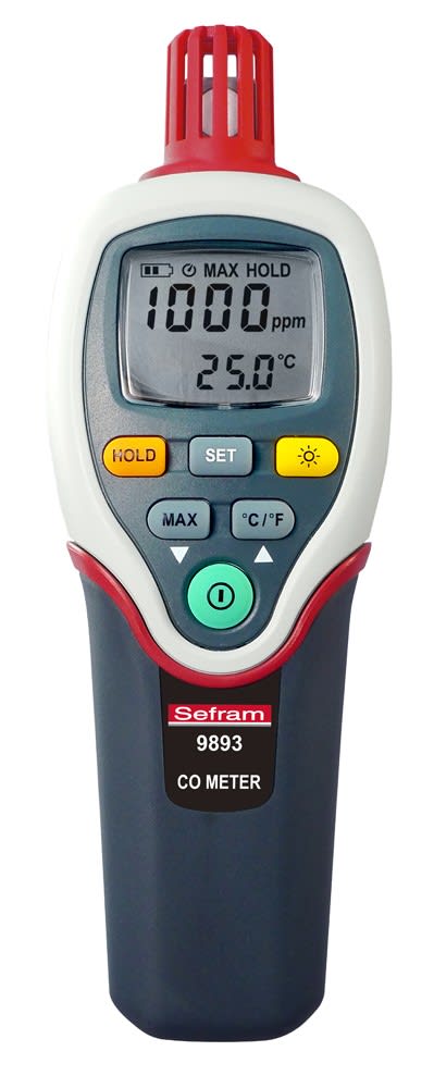 Sefram - Détecteur de monoxyde de carbone (CO) et mesure de température