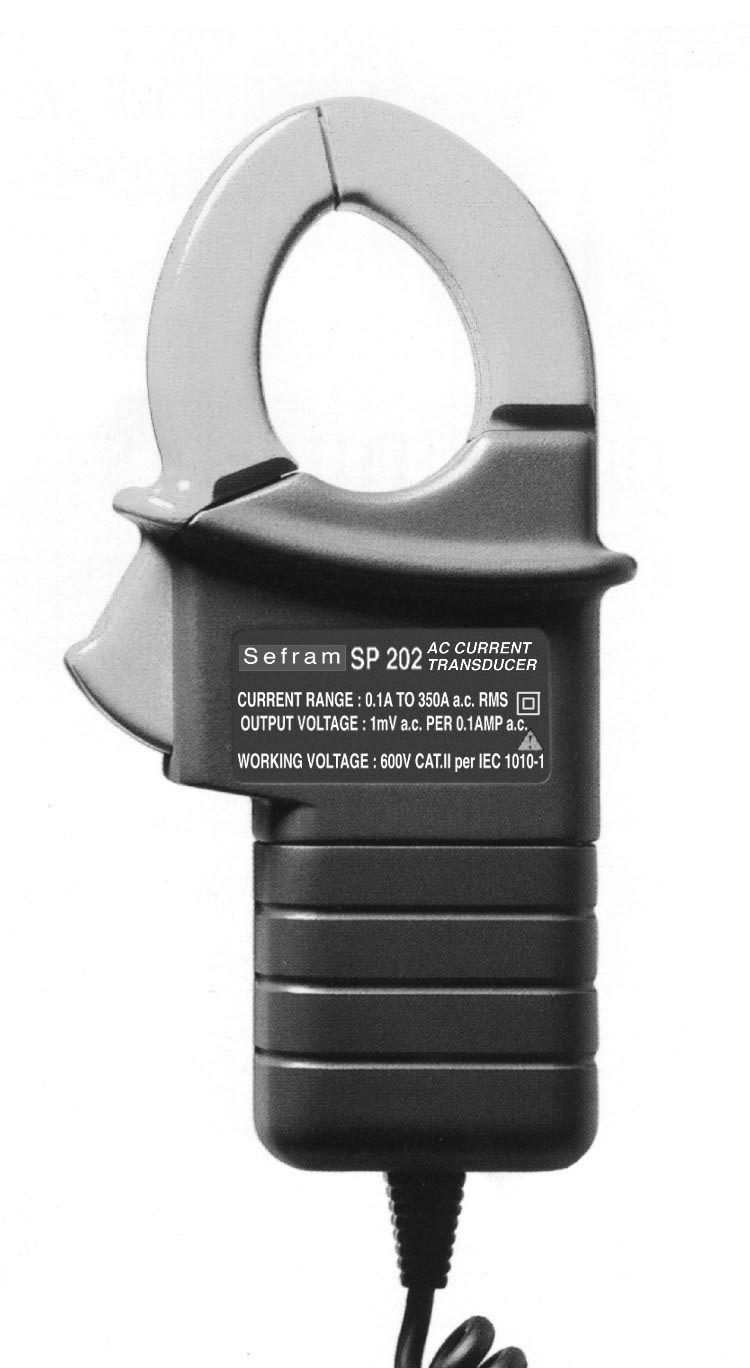 Sefram - Pince accessoire (1mVAC/1AAC, 350 A, Ø 30 mm)