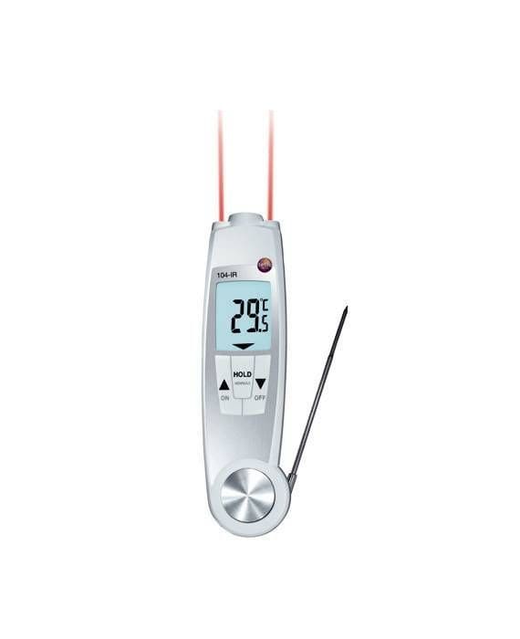 TESTO - Thermomètre de pénétration repliable et infrarouge testo 104-IR