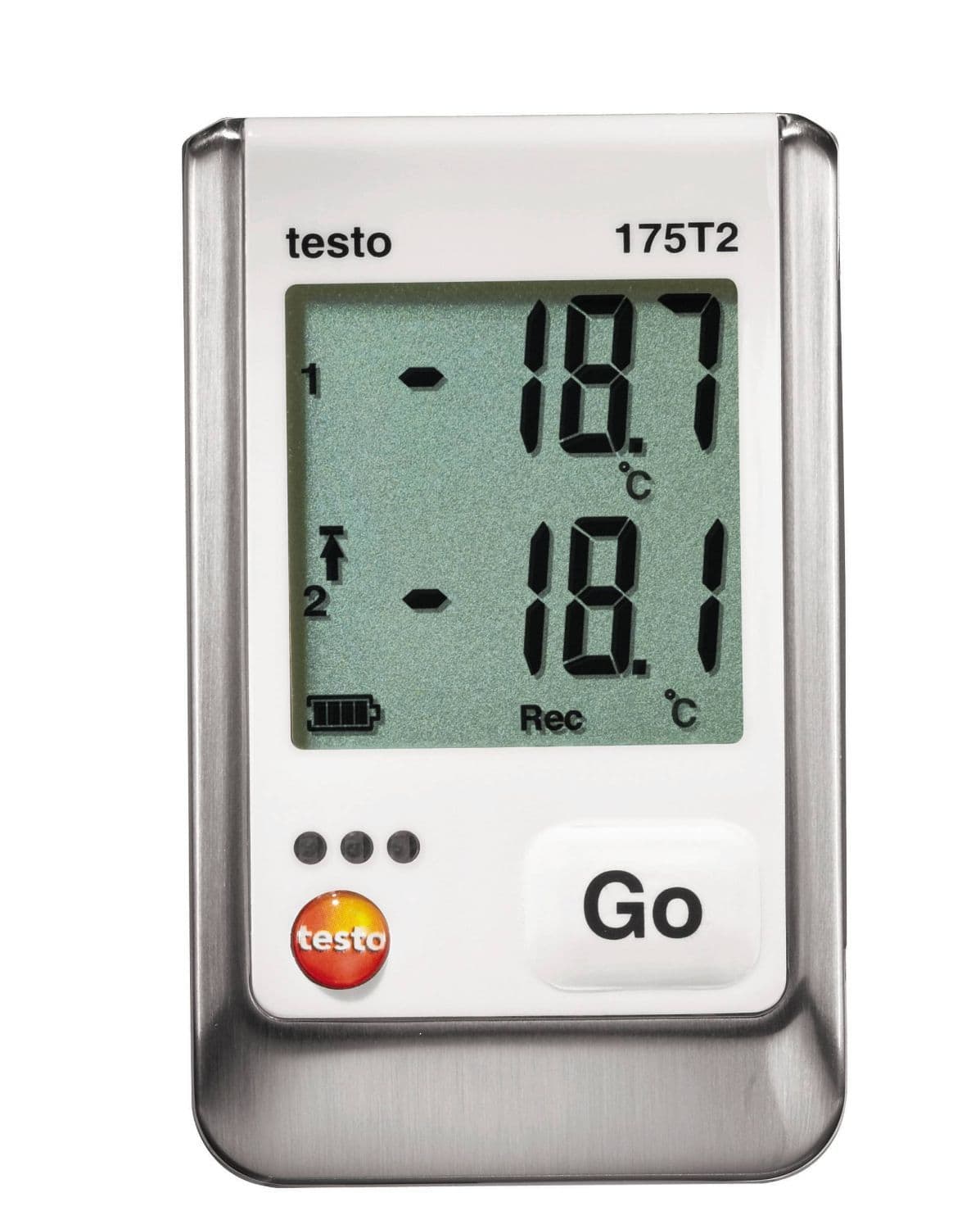 TESTO - testo 175 T2 - Enregistreur de temp. avec canal interne et entrée de sonde CTN