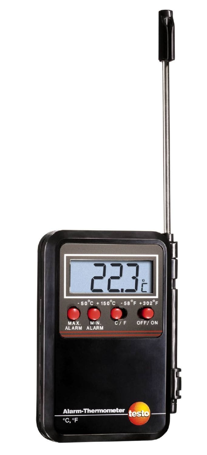 TESTO - Mini-thermomètre à alarme de poche