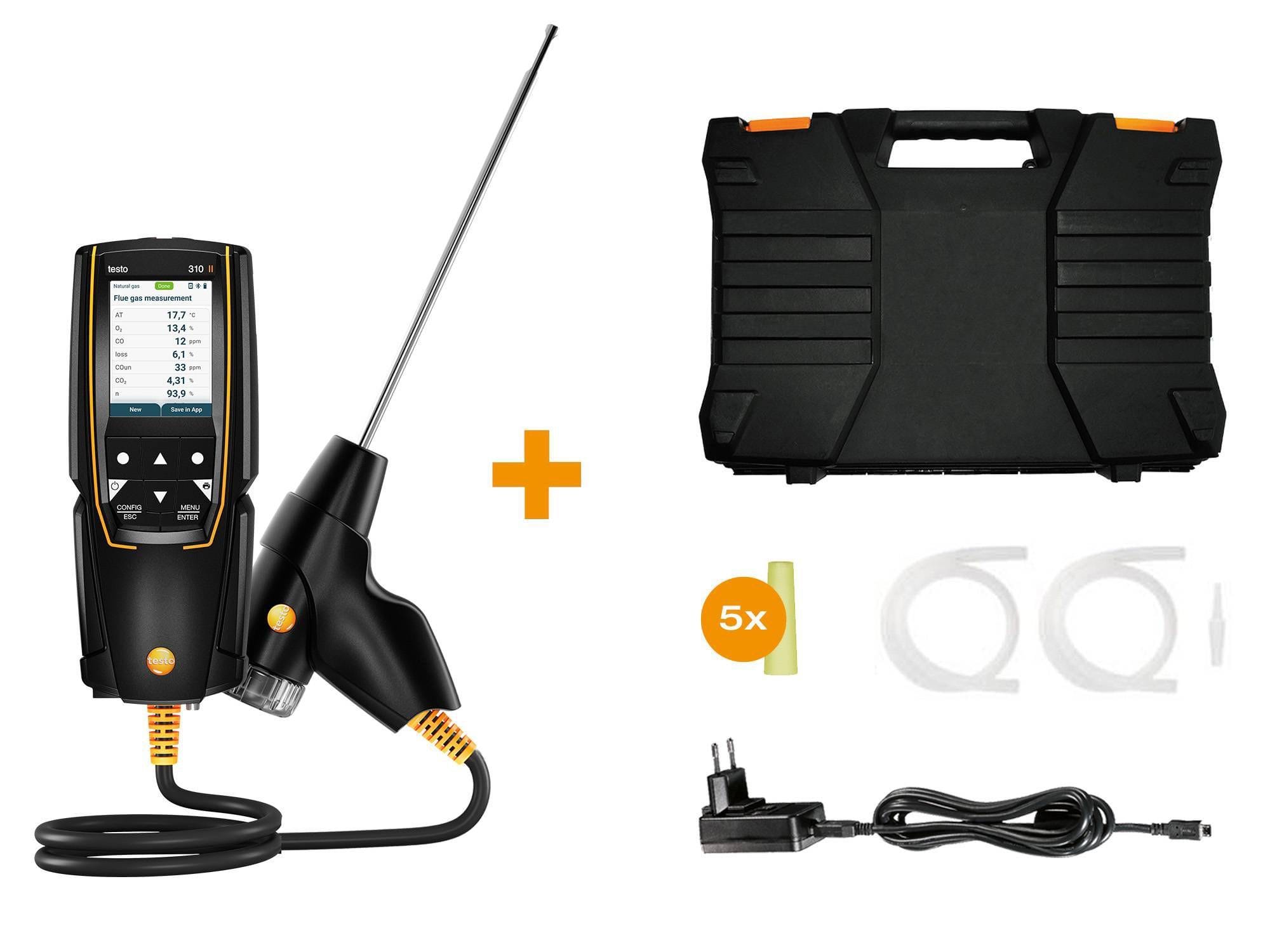 TESTO - Lot analyseur de combustion testo 310 II connecté