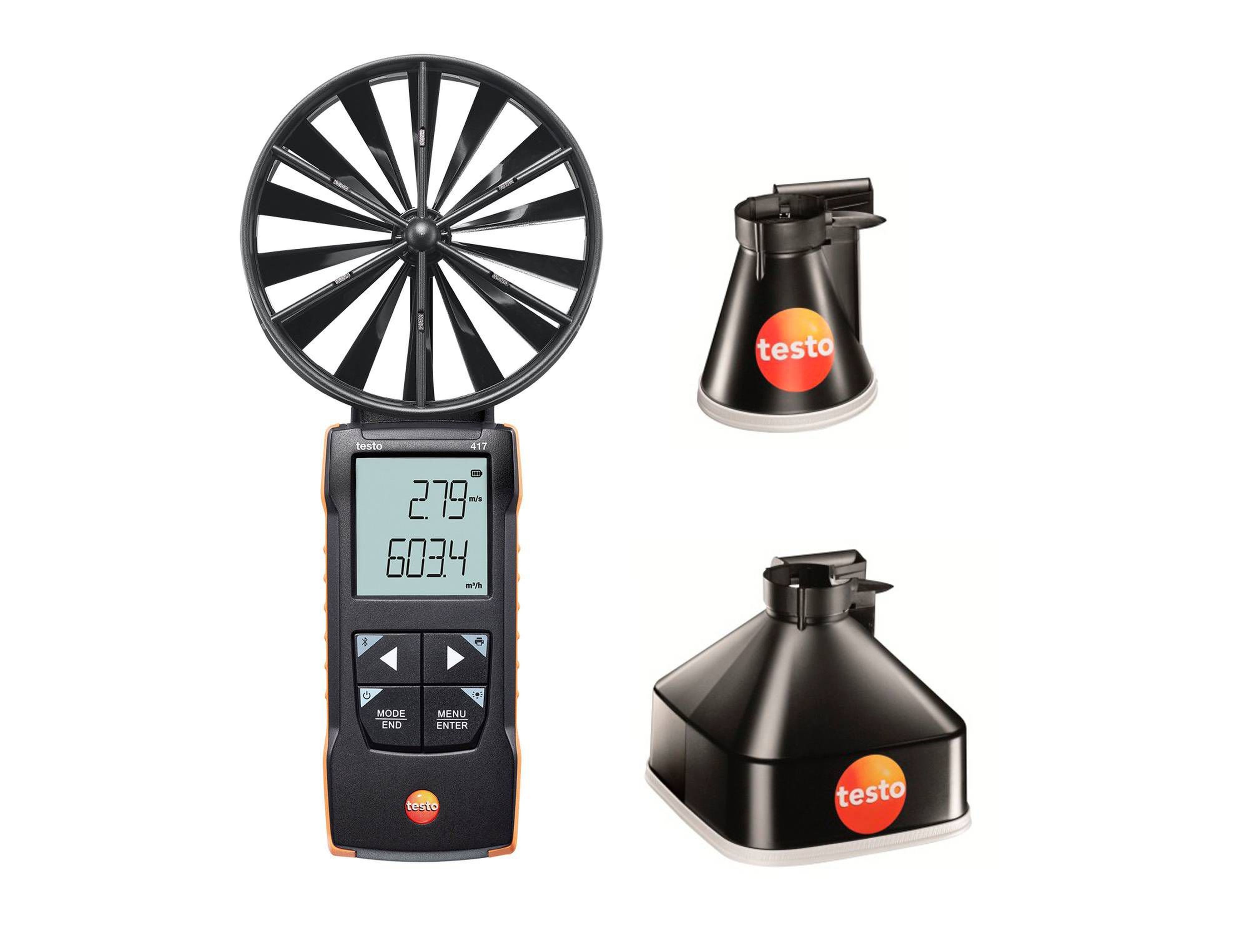 TESTO - Anémomètre à hélice 100 mm Kit 1