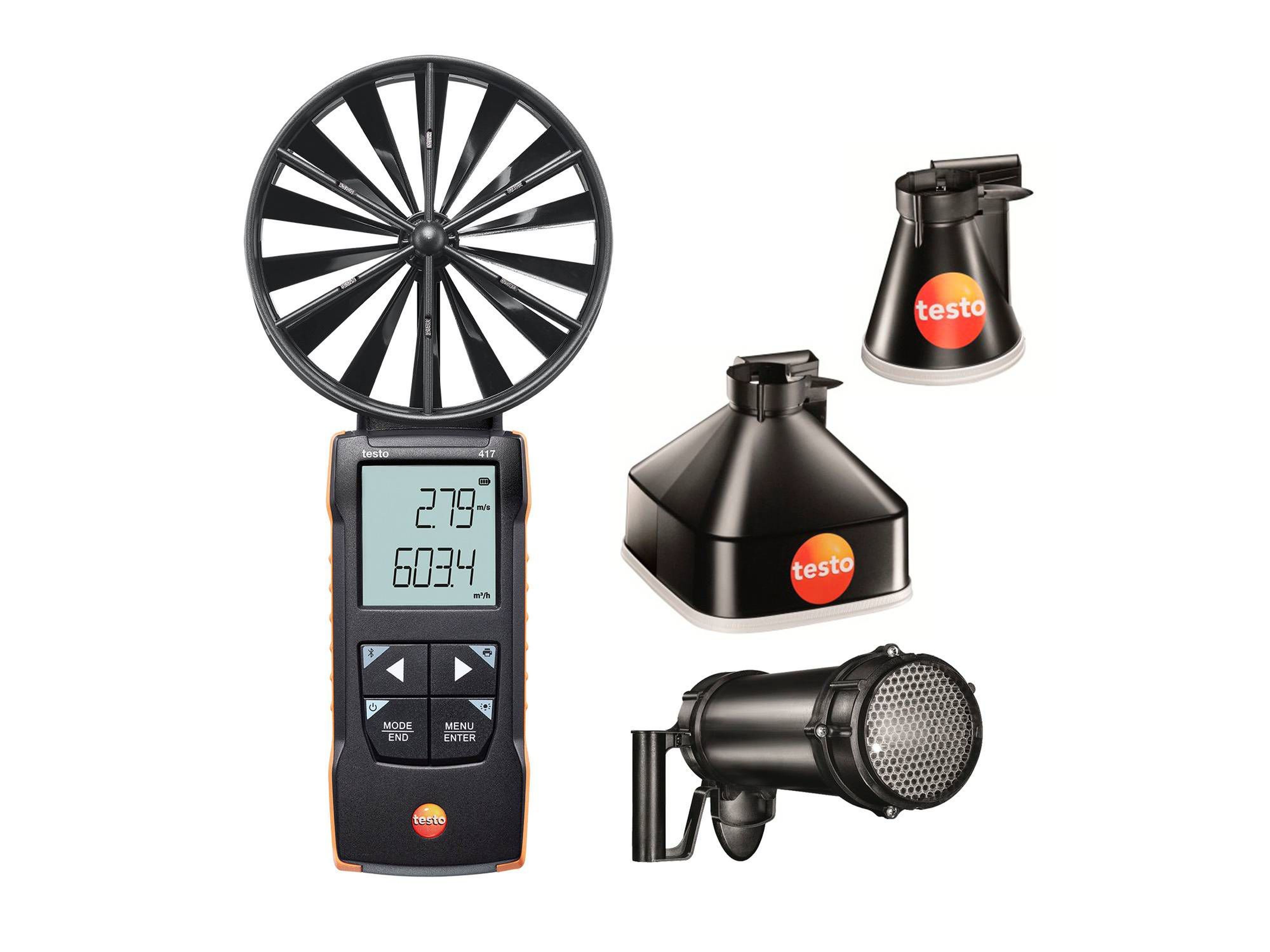 TESTO - Anémomètre à hélice 100 mm Kit 2