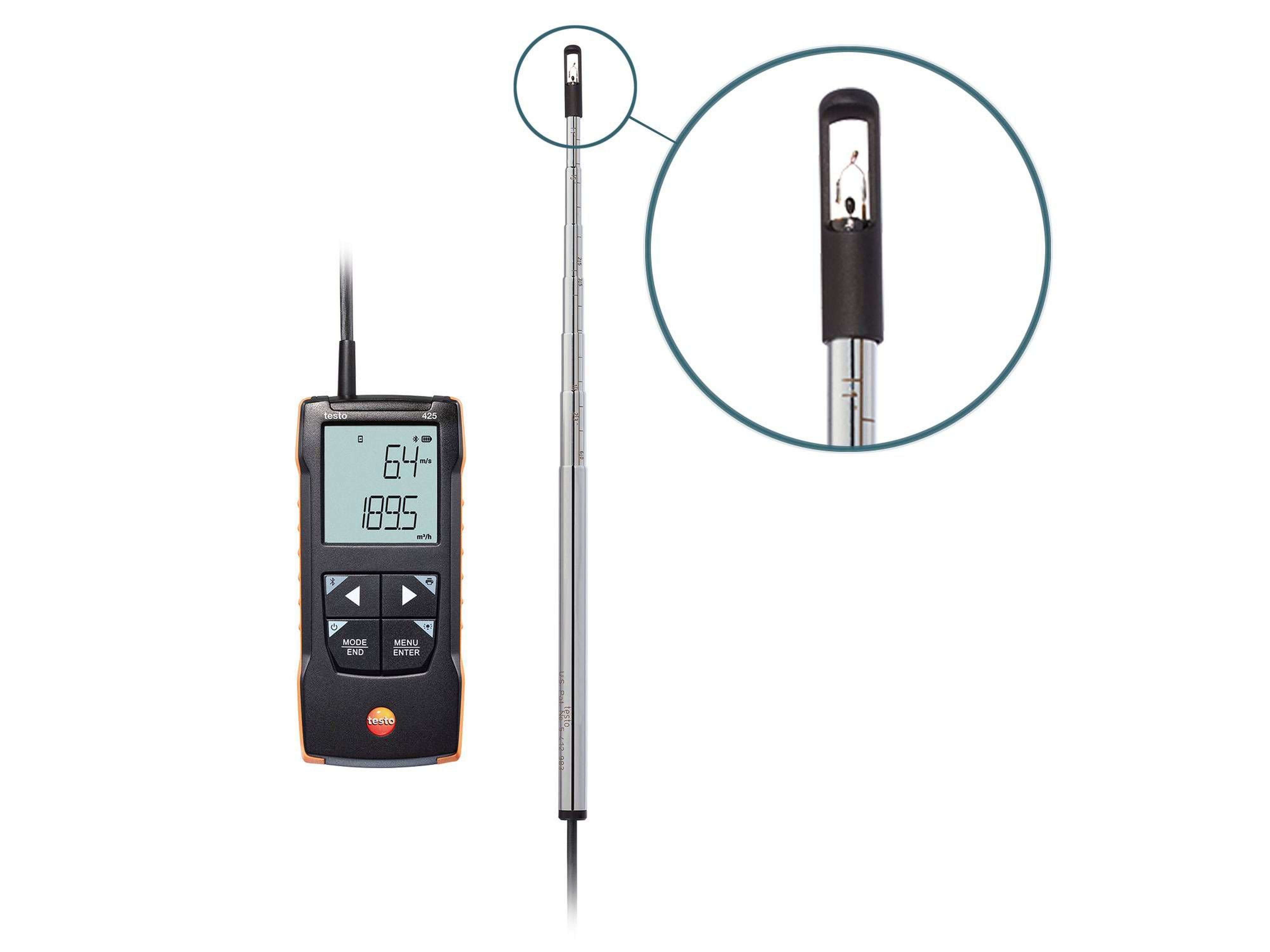 TESTO - testo 425 ? Anémomètre à fil chaud