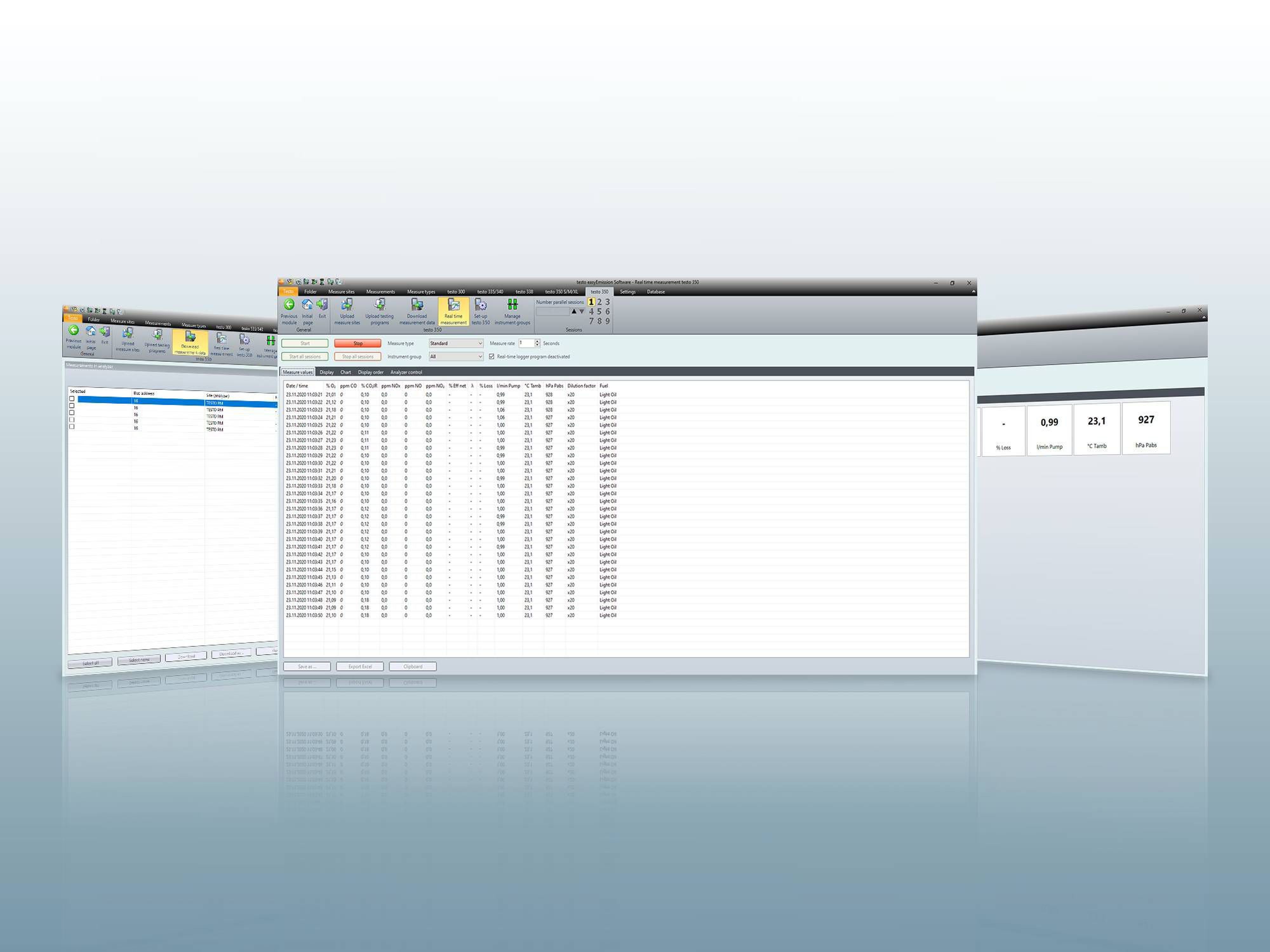 TESTO - Software easyEmission pour analyseur de combustion / testo 340/350
