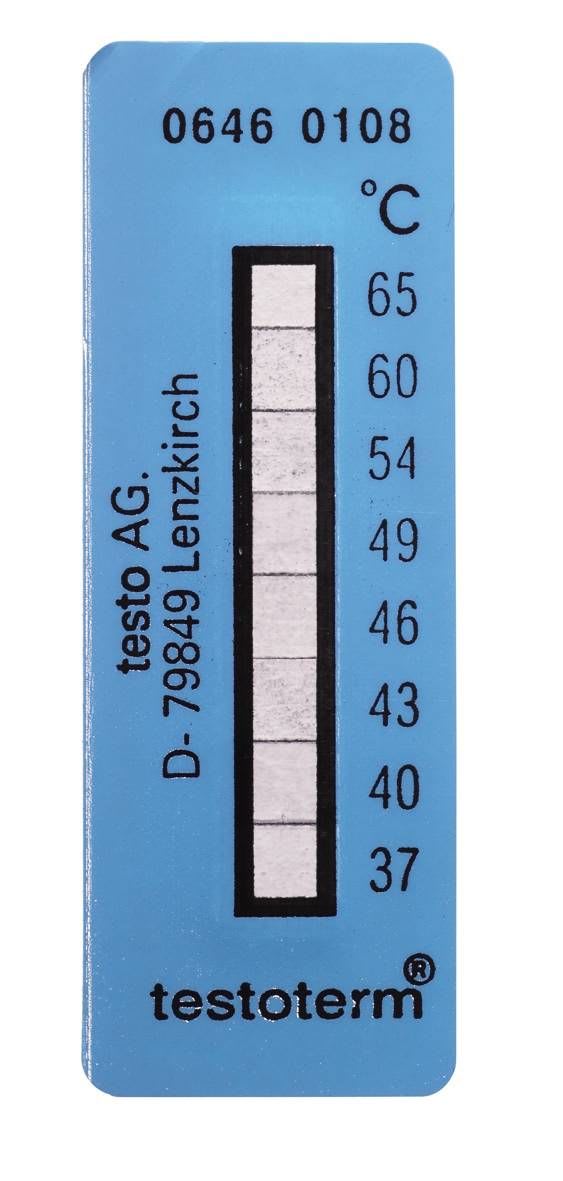 TESTO - Bandelettes de mesure de la température (+37 à +65 °C)
