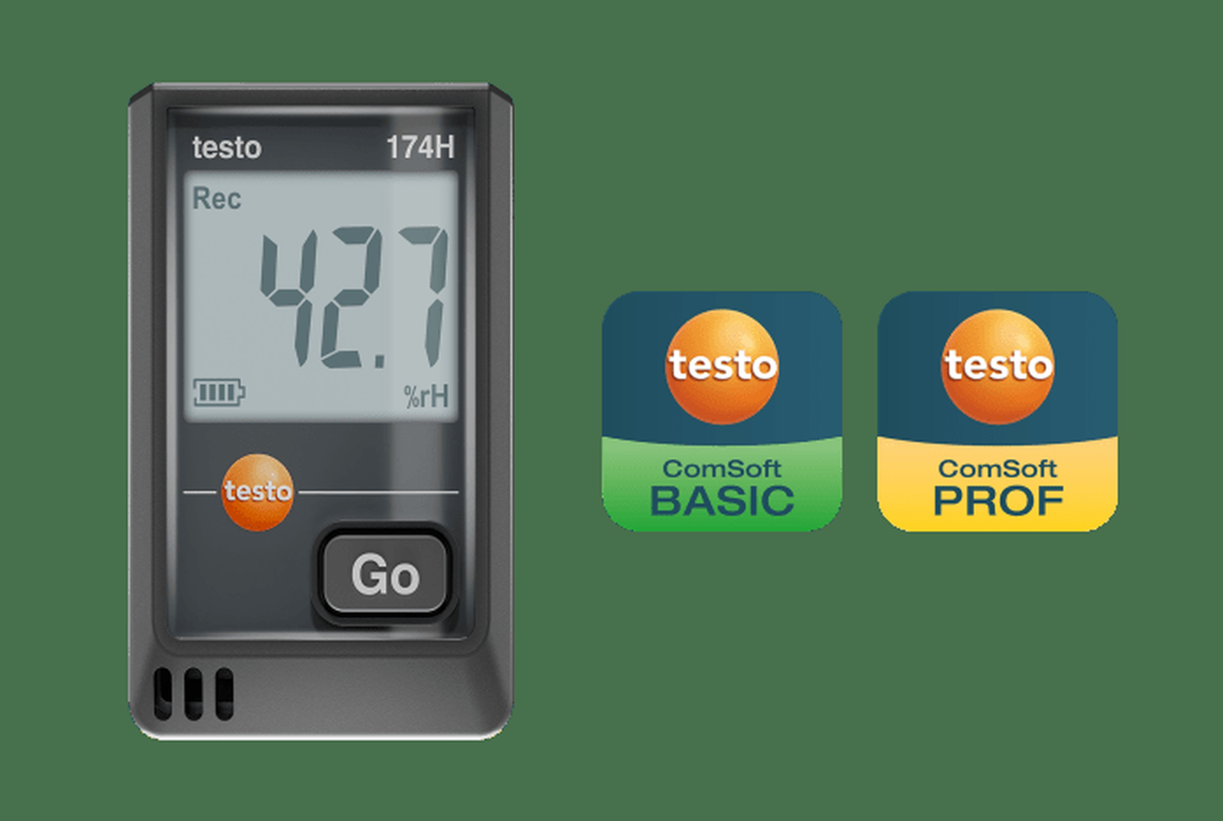 TESTO - testo 174H - Mini-enregistreur de température/humidité USB