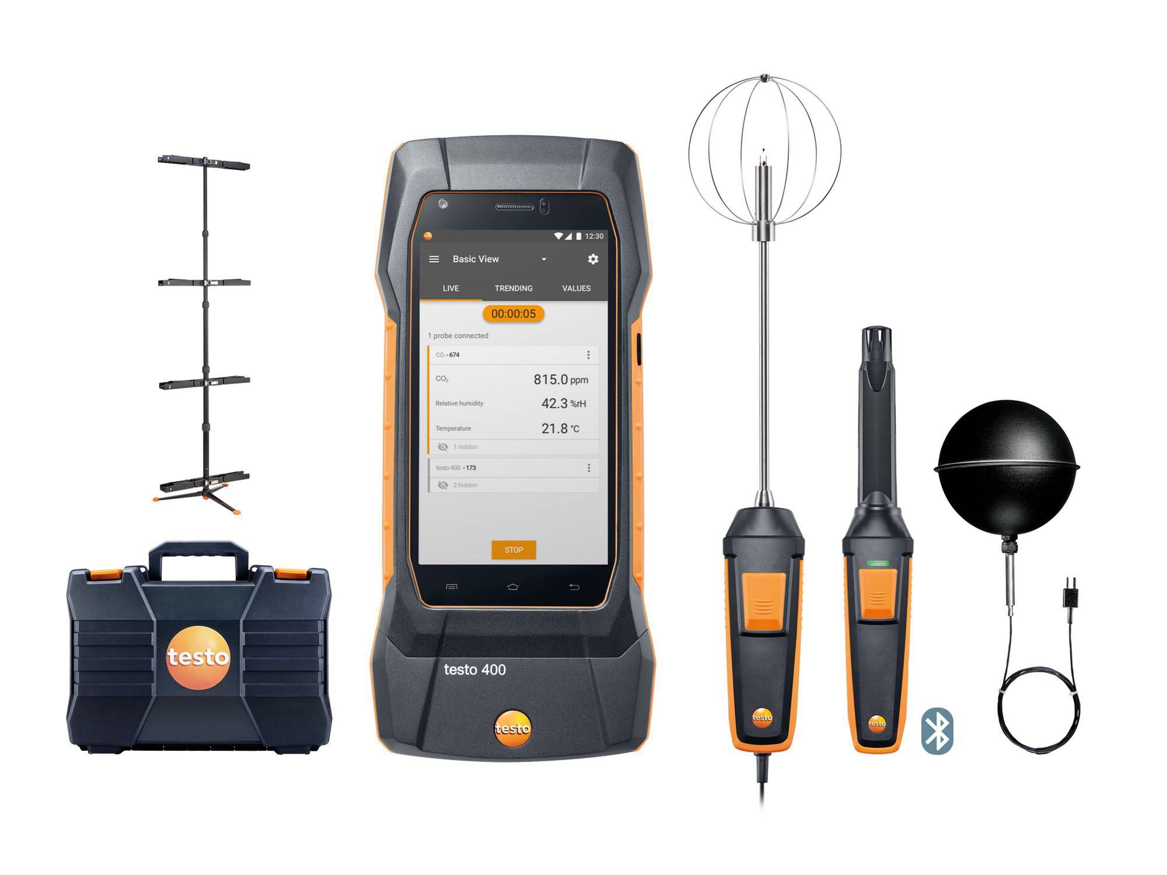 TESTO - testo 400 - Kit de confort thermique avec trépied