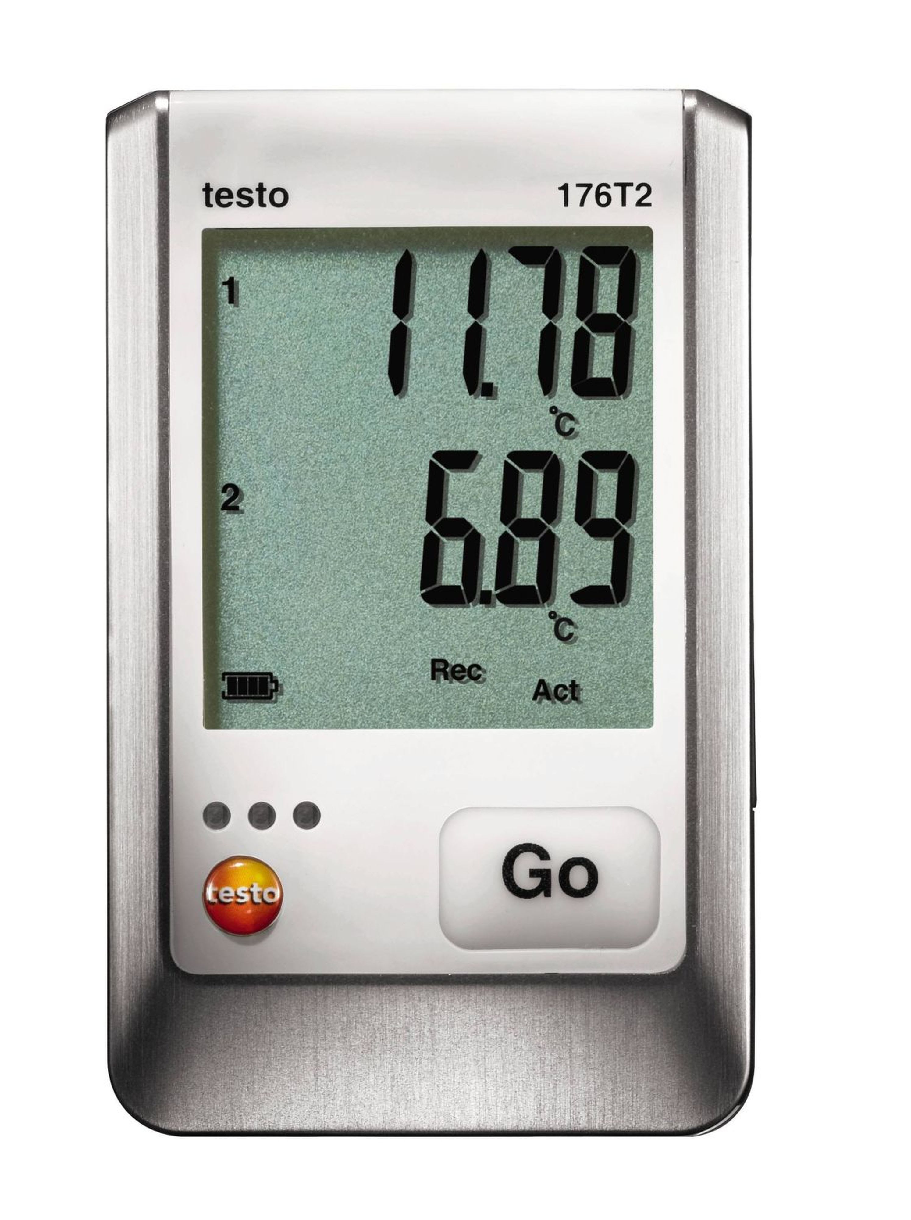 TESTO - testo 176 T2 - Enregistreur de temp. avec 2 entrees externes pour sonde Pt100