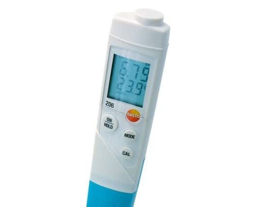 TESTO - Kit testo 206-pH2 - pHmetre avec accessoires dans mallette en aluminium